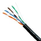 4 pares de la red de Ethernet telegrafían el aislamiento de Home Depot PE del cable de 23awg Cat6