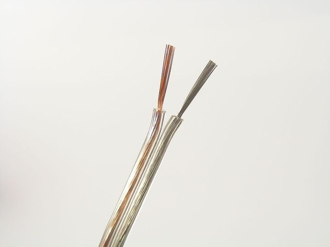 El AWG 20 estañó la línea cable de altavoz de la polaridad del claro del alambre de cobre