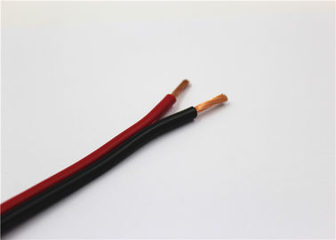 24 aislamientos transparentes del PVC del cable de altavoz de cobre PE del AWG conectan el altavoz