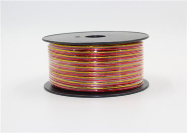 el AWG los 80m transparente del cable 18 del altavoz de audio de los 50m estañó el cable de cobre