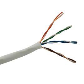 CE modificado para requisitos particulares RoHS del cable de la red del Lan de la chaqueta de PVC del cable de Ethernet Cat6
