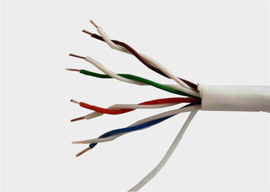 La red de Ethernet del Lan telegrafía el negro blanco del cable Cat6 del gato 5 del PE del Pvc del Cca