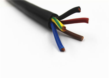 Del cable 5 de la base de la flexión del cable material flexible de cobre negro del CCA A.C.