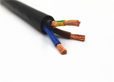 4 cable forrado PVC al aire libre VDE0250 del cable flexible de cobre de la base 4m m