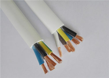 Alambre eléctrico flexible blanco para el estándar del uso en el hogar Bs6500 Ec60227
