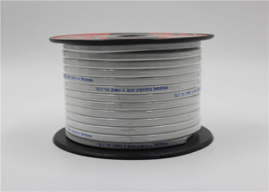 Cable eléctrico del cable del cobre de la certificación de RoHS de la base flexible del blanco 2