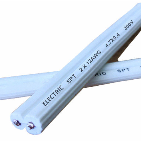 Cable aislado PVC flexible aprobado CCC del conductor de cobre del cordón del SPT